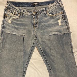 Silver jeans